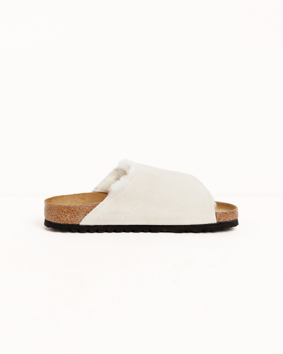 stüssy birkenstock solana shearling slide