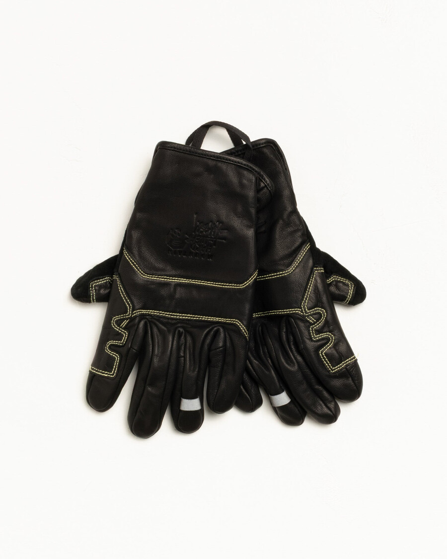 stüssy mountain hardwear powdergate glove in black