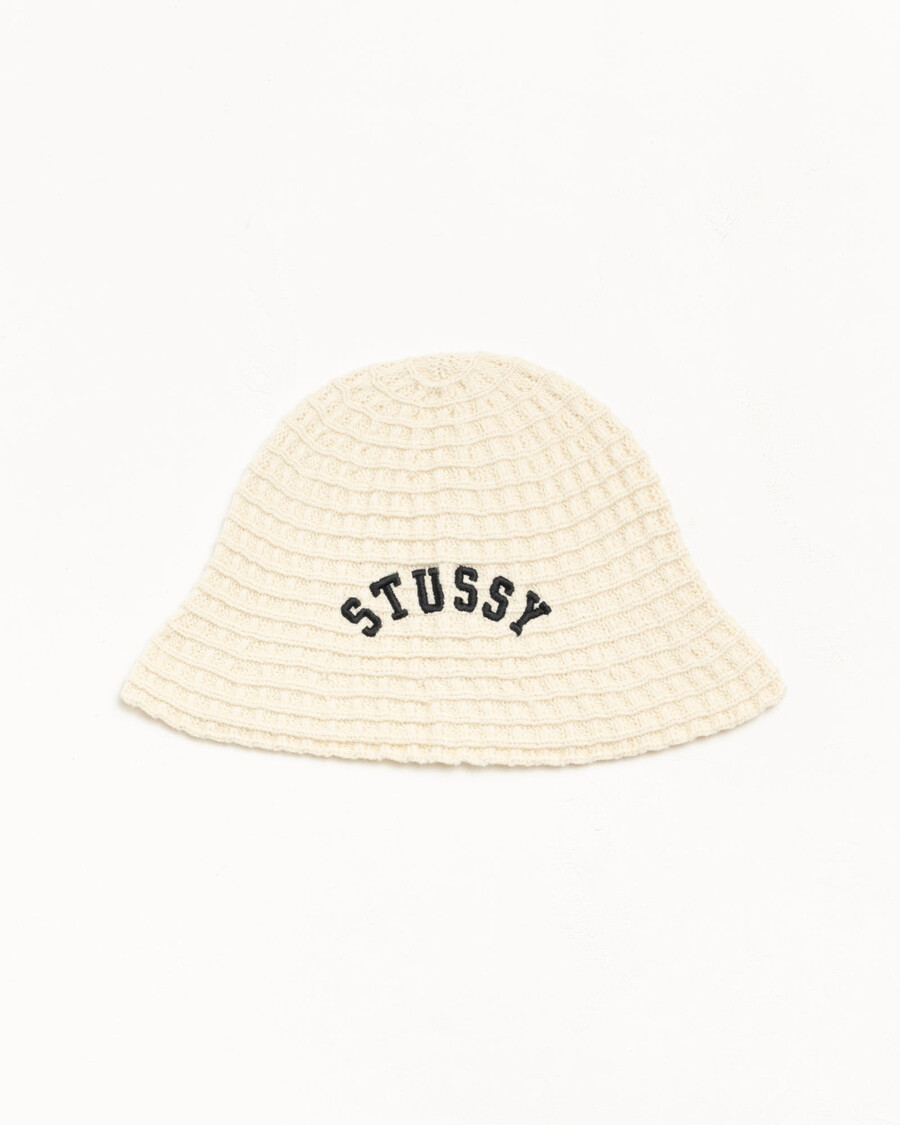 bucket hat waffle knit