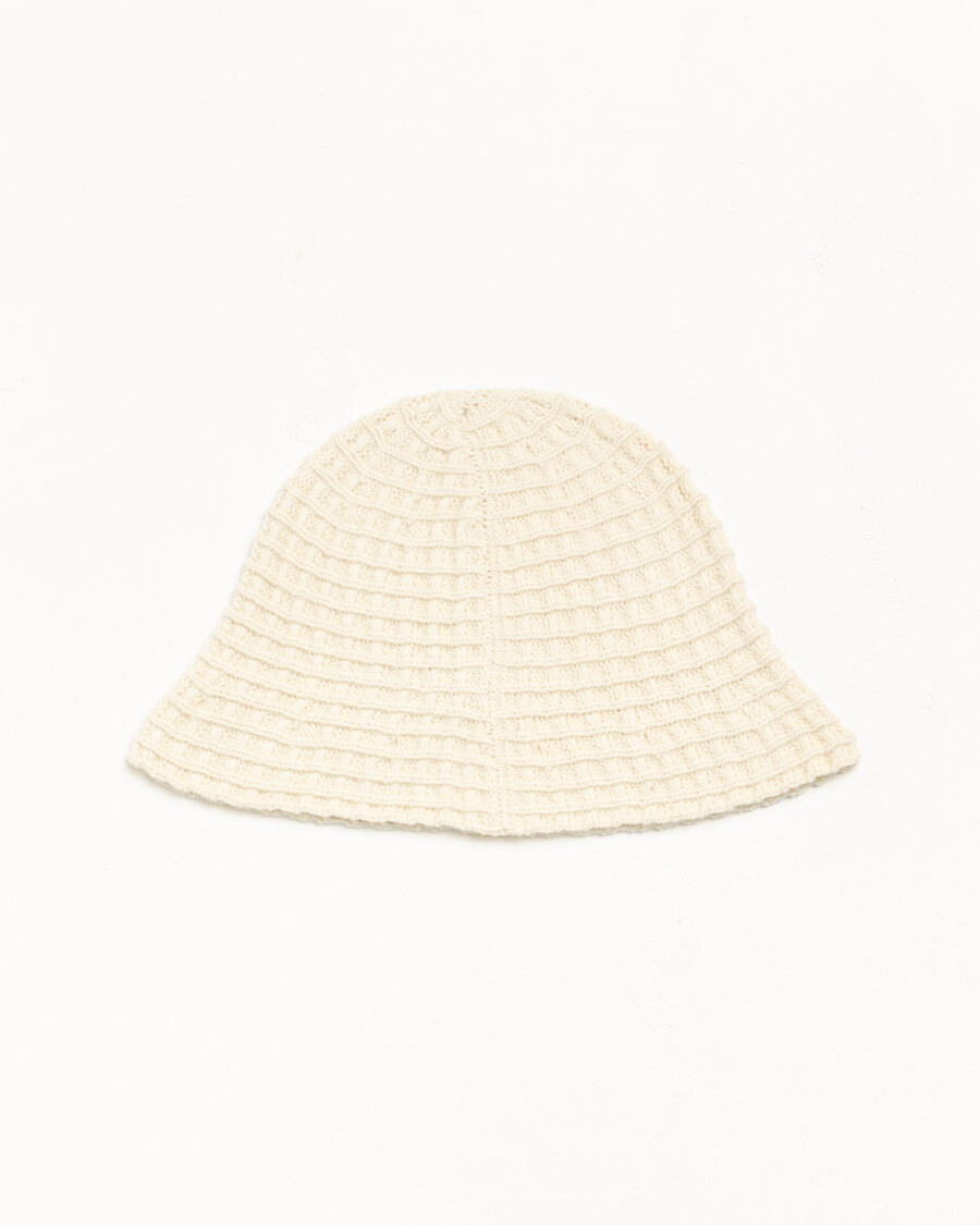 bucket hat waffle knit