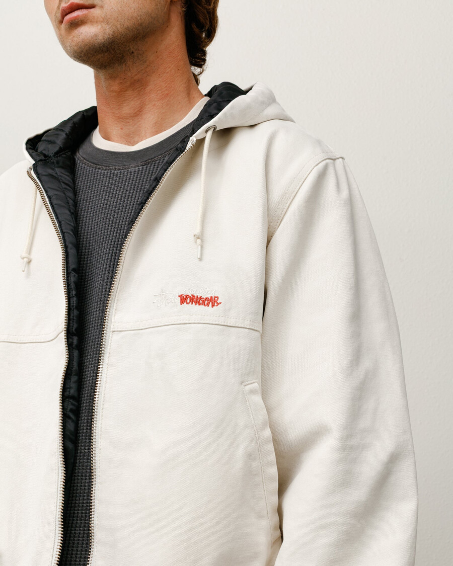 insulated work jacket canvas
