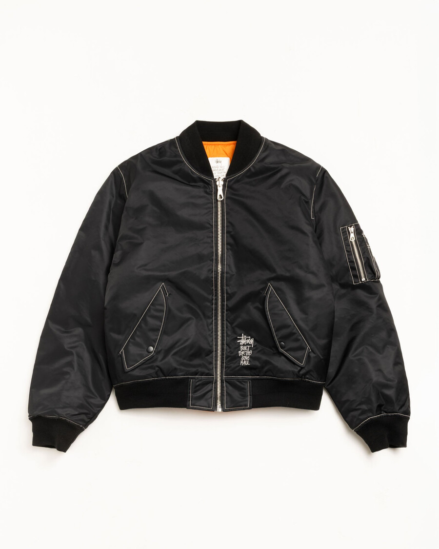 built reversible bomber jacket