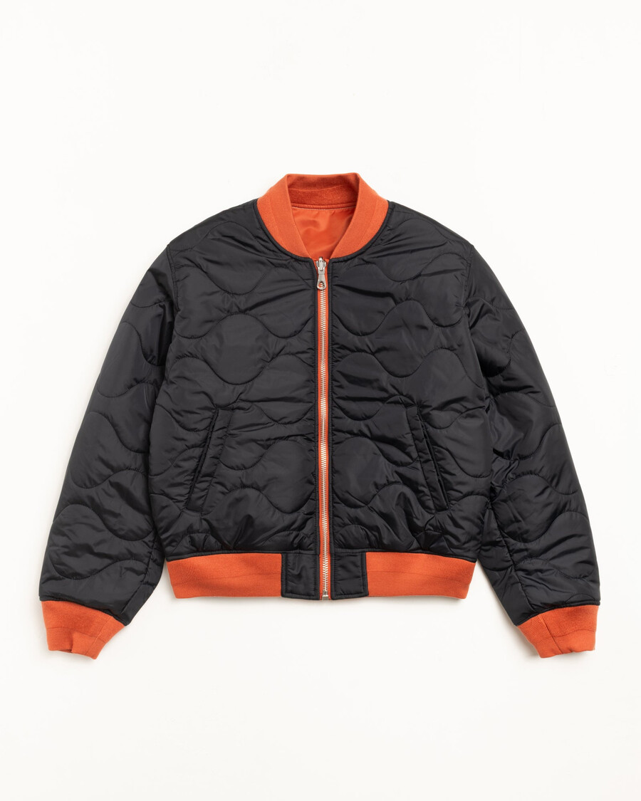 built reversible bomber jacket