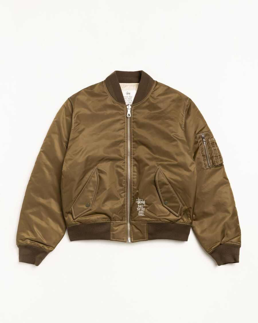 built reversible bomber jacket