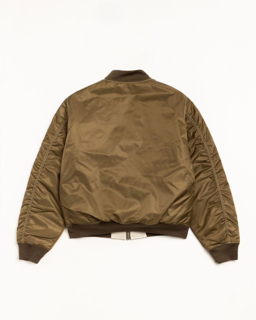 built reversible bomber jacket