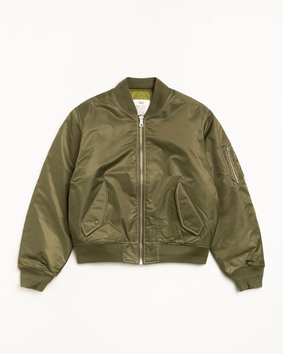 built reversible bomber jacket