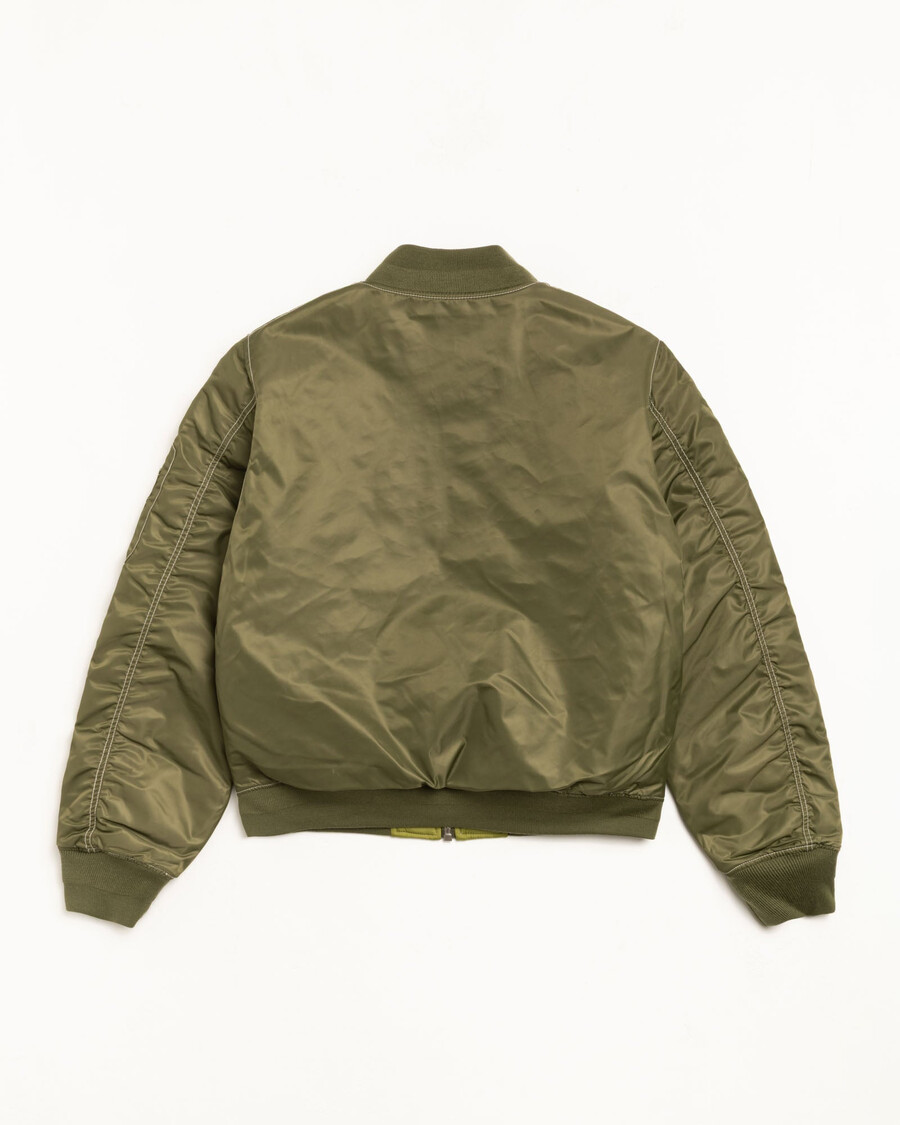 built reversible bomber jacket