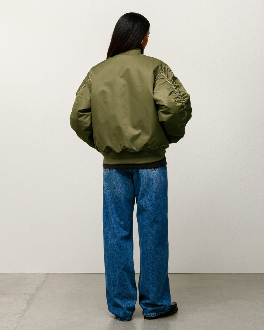 built reversible bomber jacket