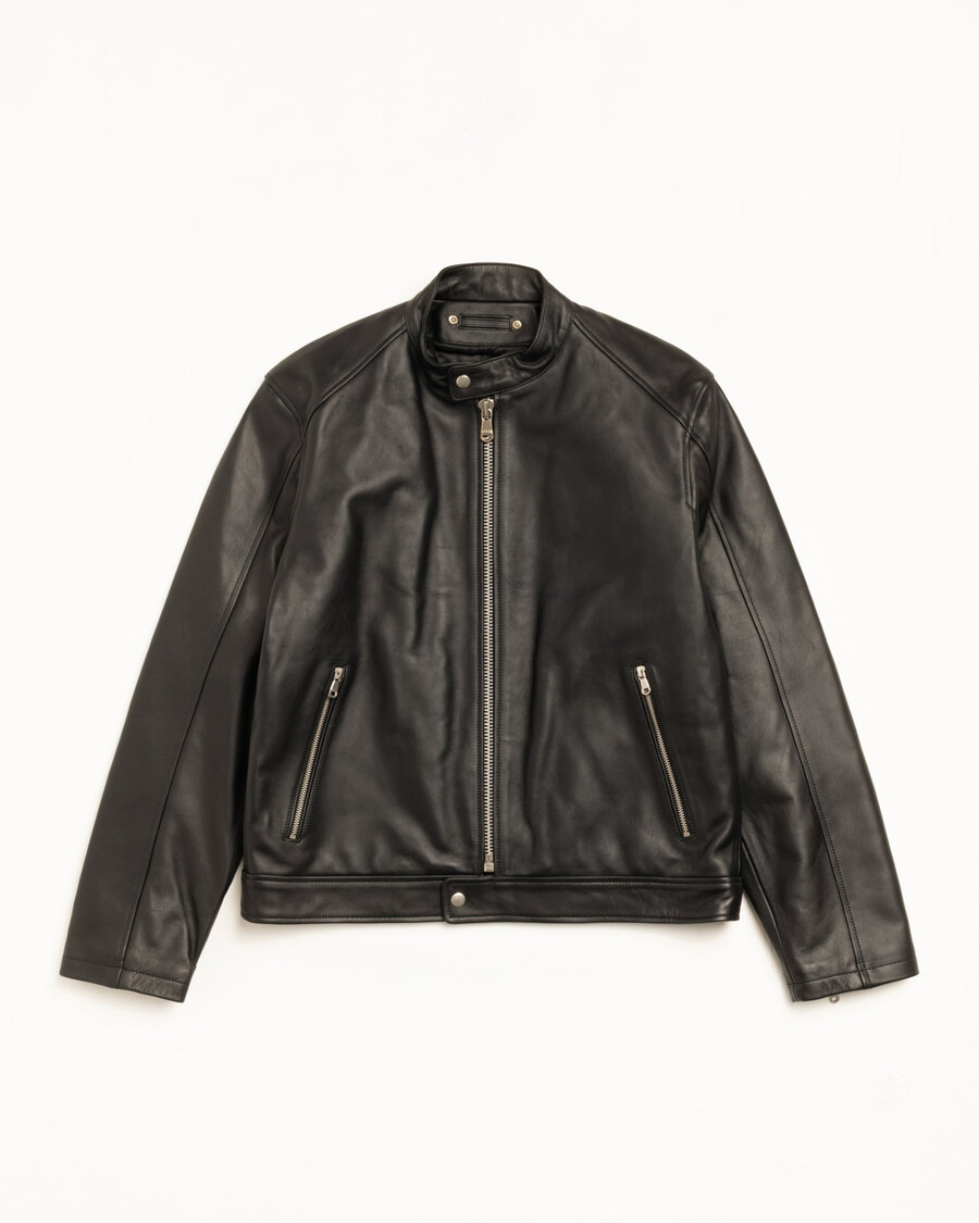 cafe racer leather jacket