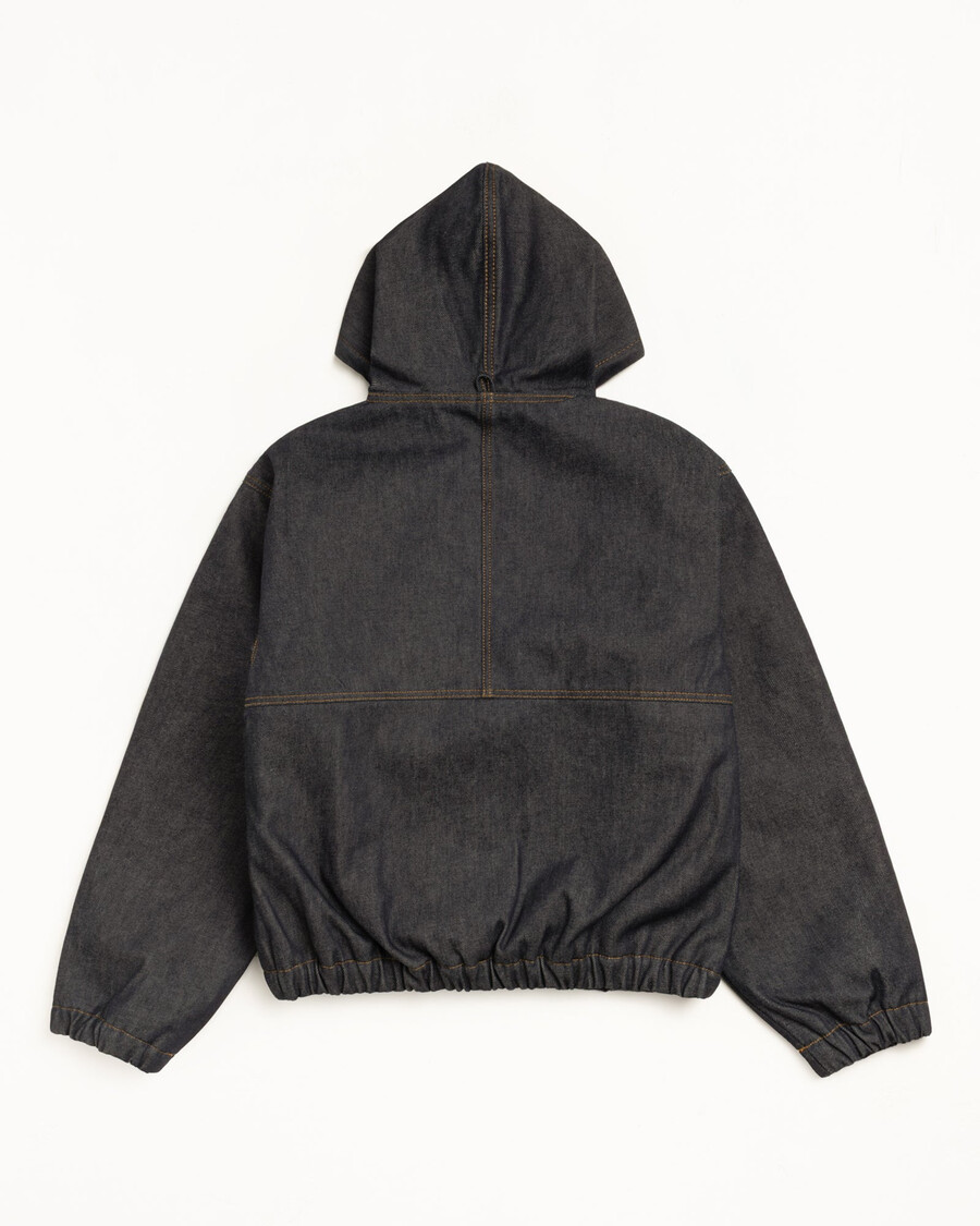 insulated work jacket raw denim