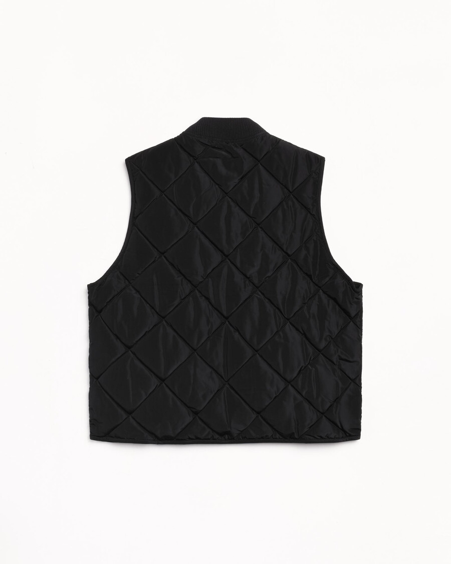 thermal lined quilted vest