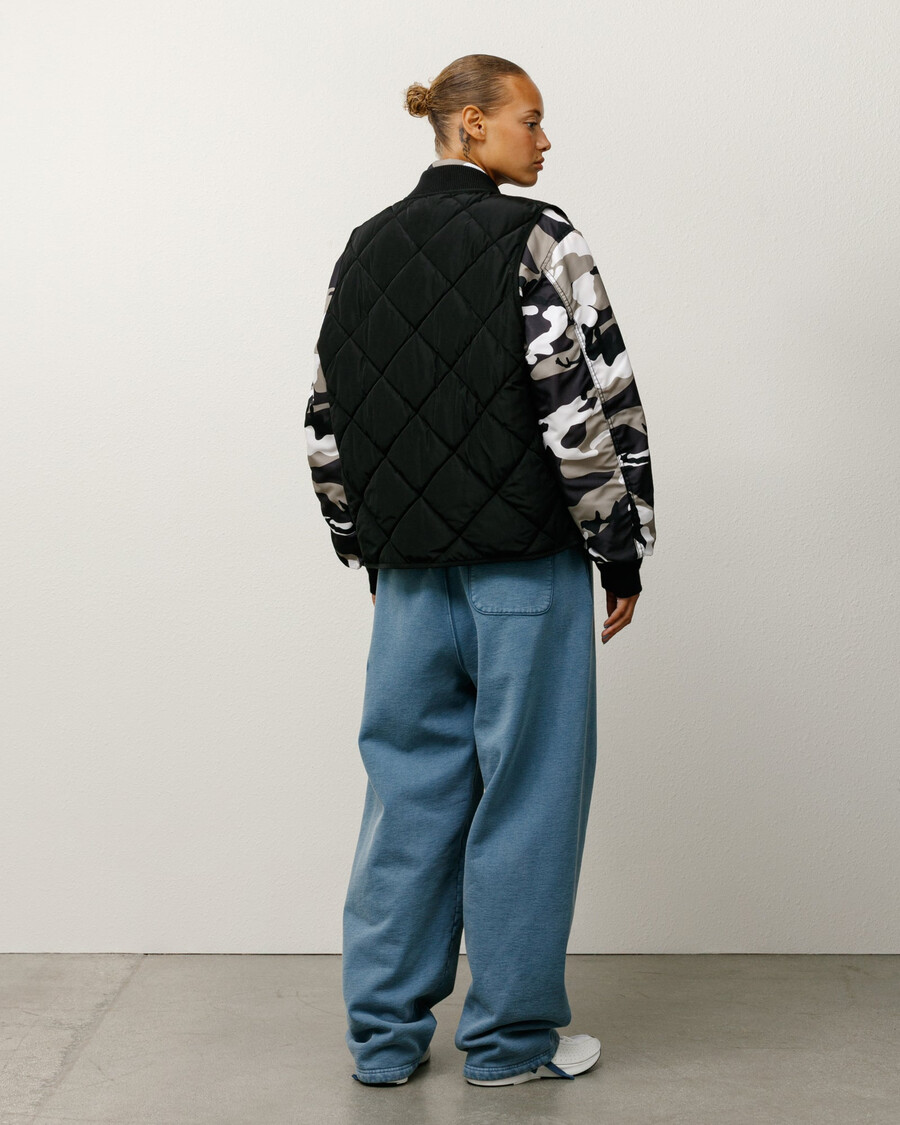 thermal lined quilted vest