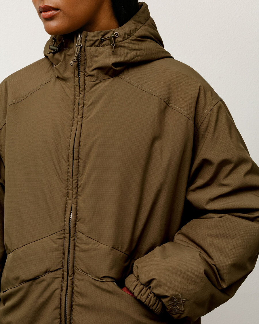 insulated hooded jacket