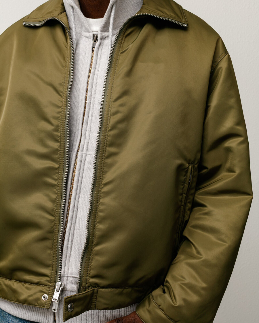 pile lined zip jacket
