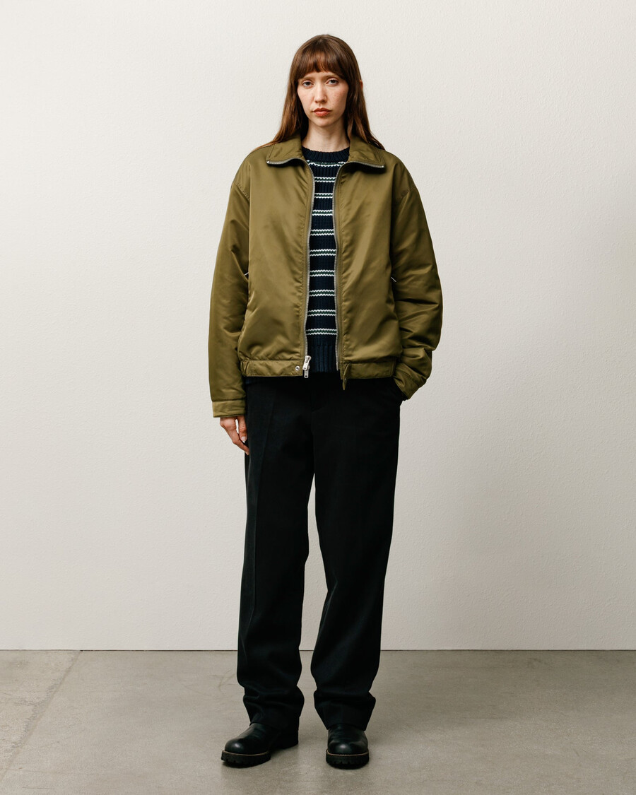 pile lined zip jacket