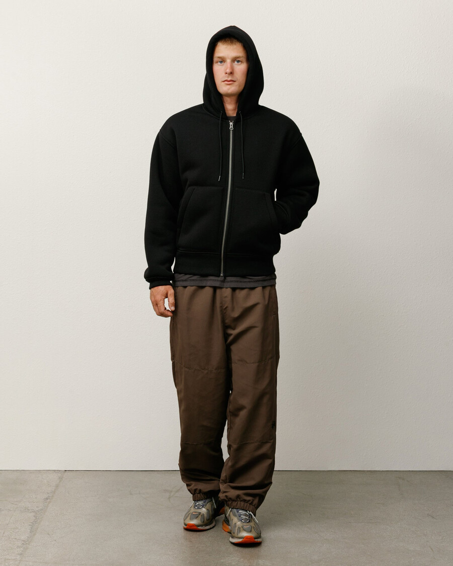 bonded sherpa hoodie