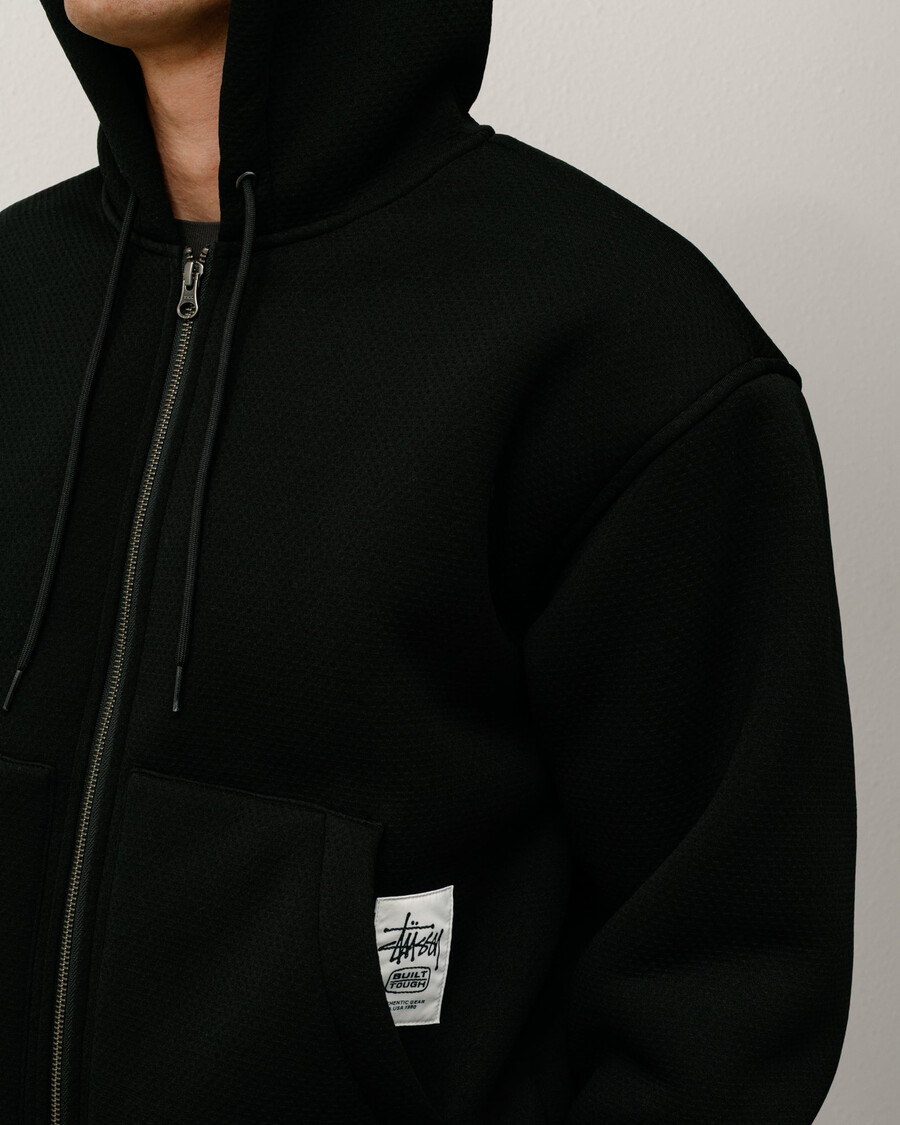 bonded sherpa hoodie
