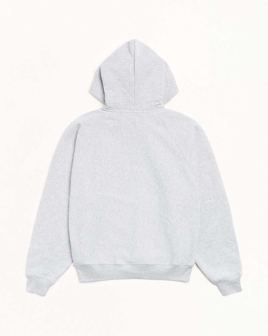 relaxed zip hoodie
