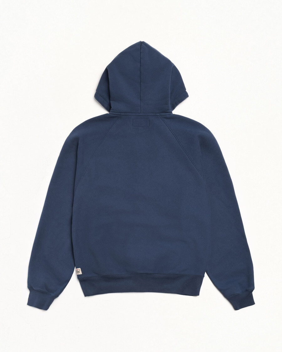 relaxed zip hoodie