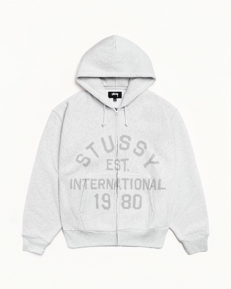 established zip hoodie