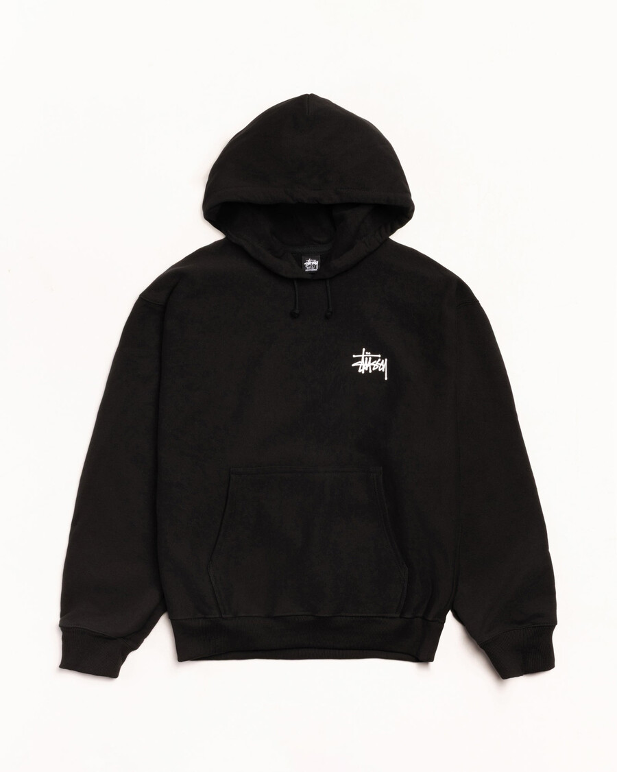 basic stüssy hoodie