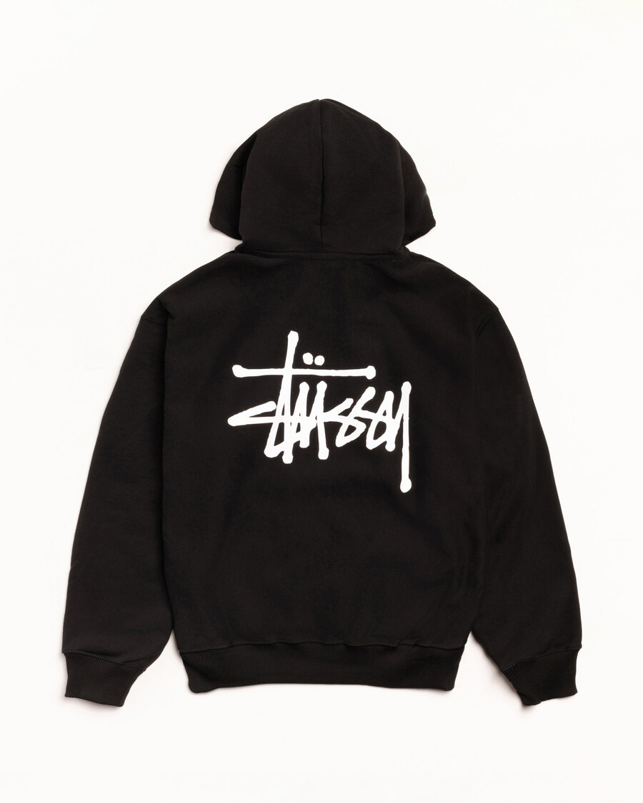 basic stüssy hoodie