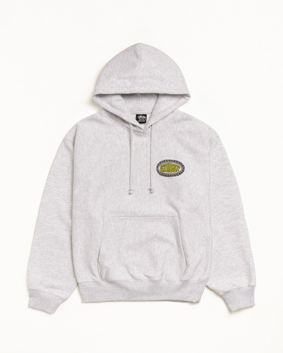 tile oval hoodie