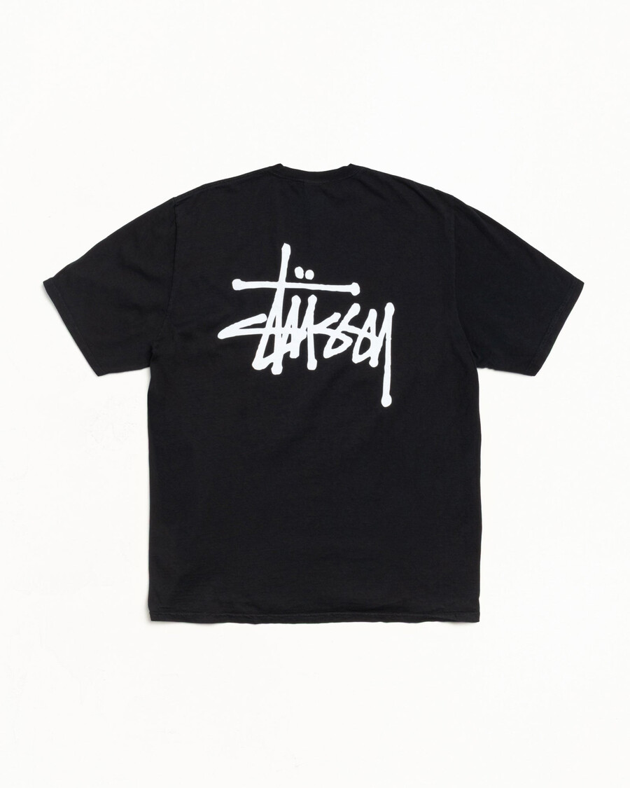 basic stüssy tee pigment dyed