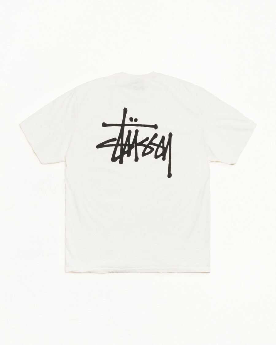 basic stüssy tee pigment dyed