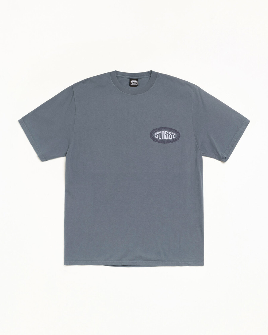 tile oval tee pigment dyed
